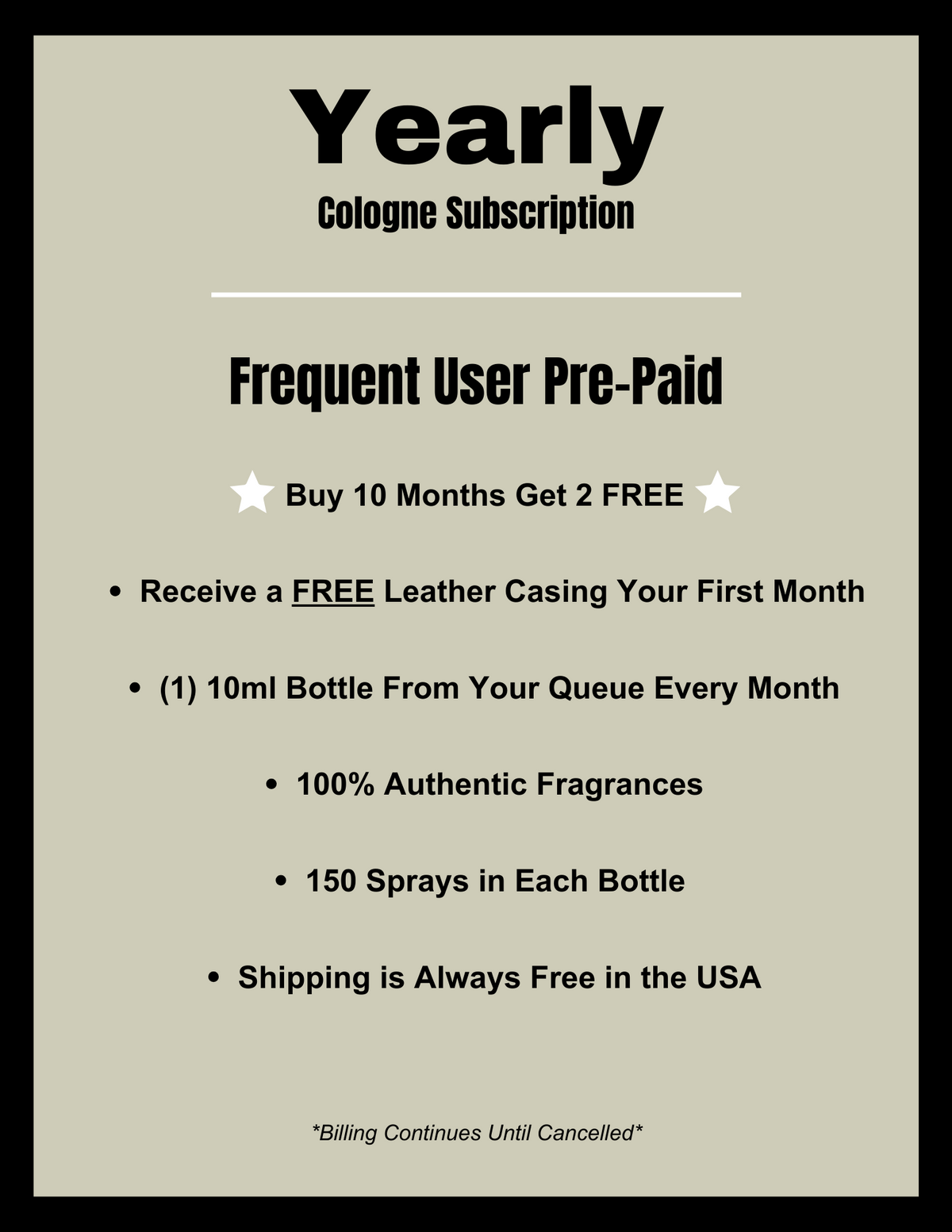Manage Subscriptions – The Fragrance Club