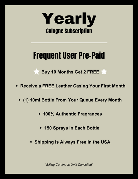 Yearly Cologne Subscription